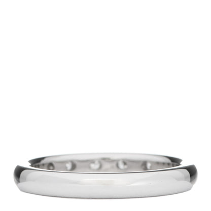 Tiffany Platinum Diamond Elsa Peretti Stacking Band Ring 50 5.5 3 of 5