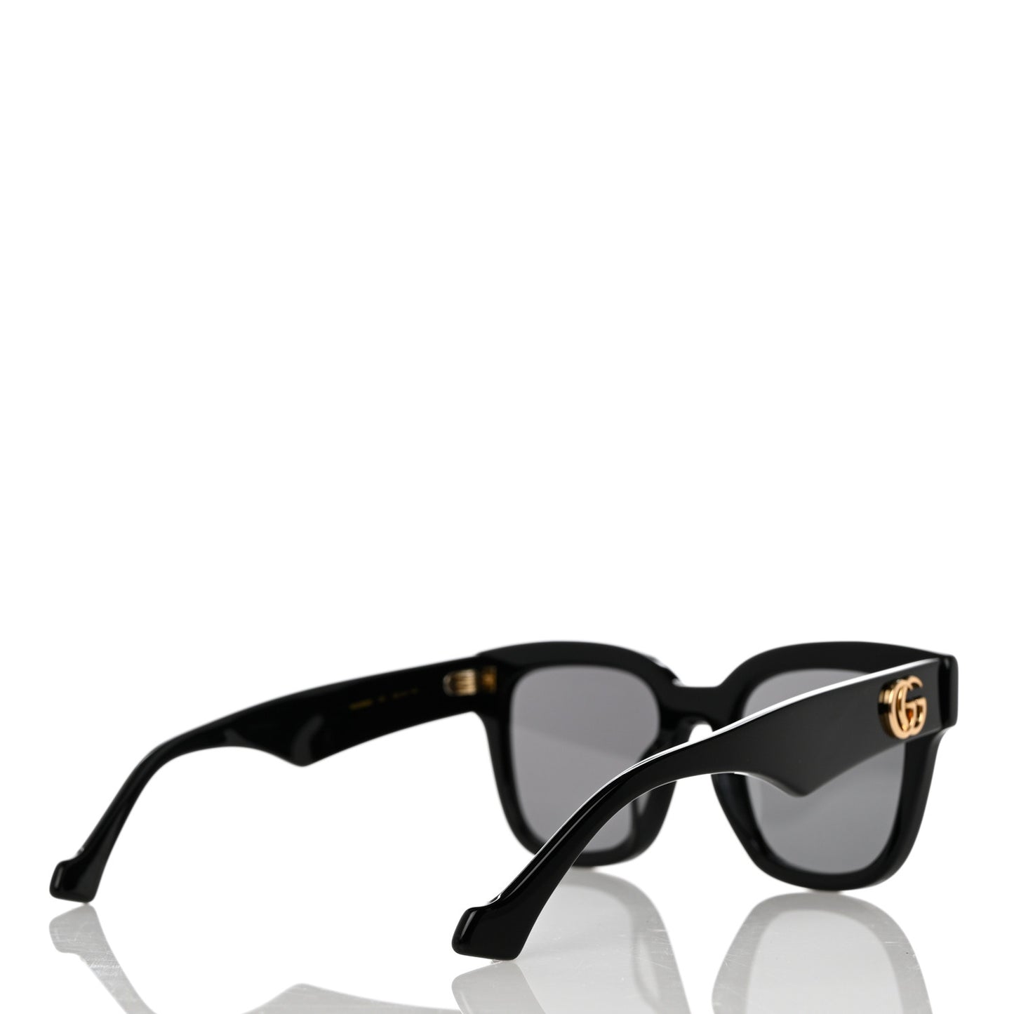 Rectangle 52mm Frame Sunglasses GG0998S Black