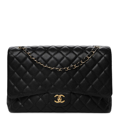 Chanel Caviar Quilted Maxi Single Flap Black 1 of 9