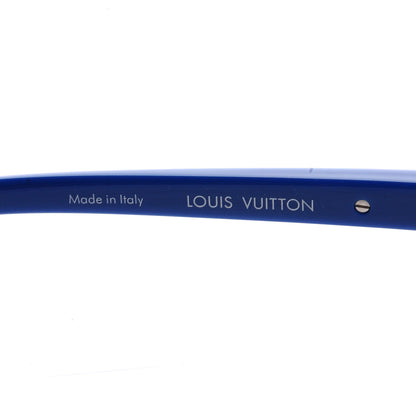 Louis Vuitton LOUIS VUITTON Audace Sunglasses Blue White Z0437W 4 of 5