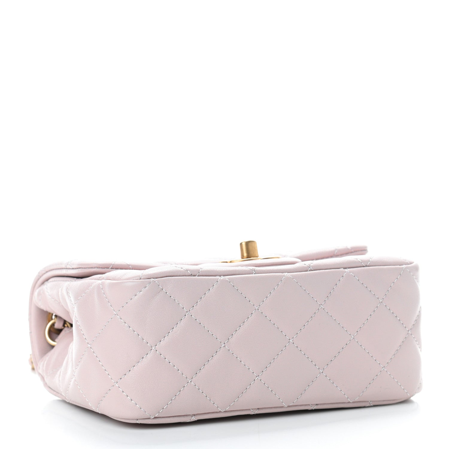 Chanel Lambskin Quilted Mini Pearl Crush Flap Light Purple 4 of 9