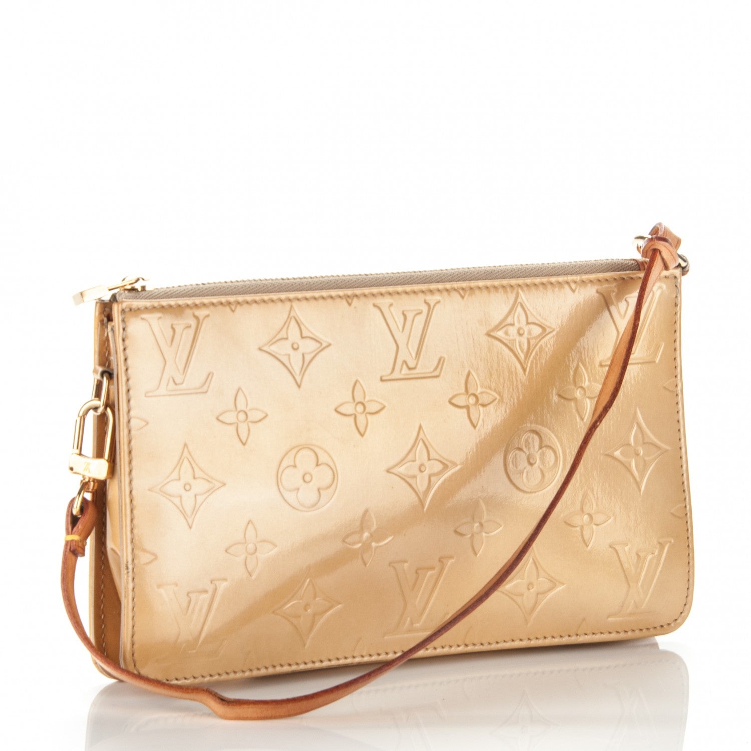 Louis Vuitton Vernis Lexington Pochette Beige 3 of 7