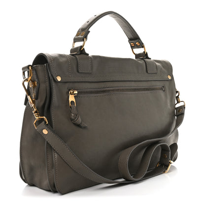 Proenza Schouler Lambskin Medium PS1 Satchel Smoke 3 of 10