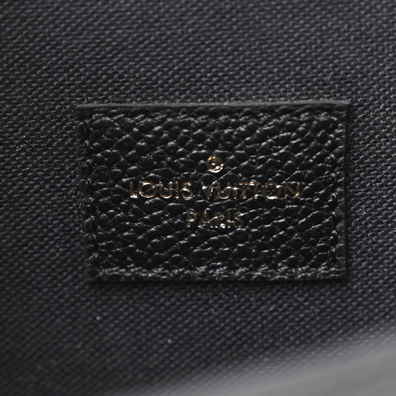 Louis Vuitton Empreinte Pochette Felicie Chain Wallet Black 9 of 14