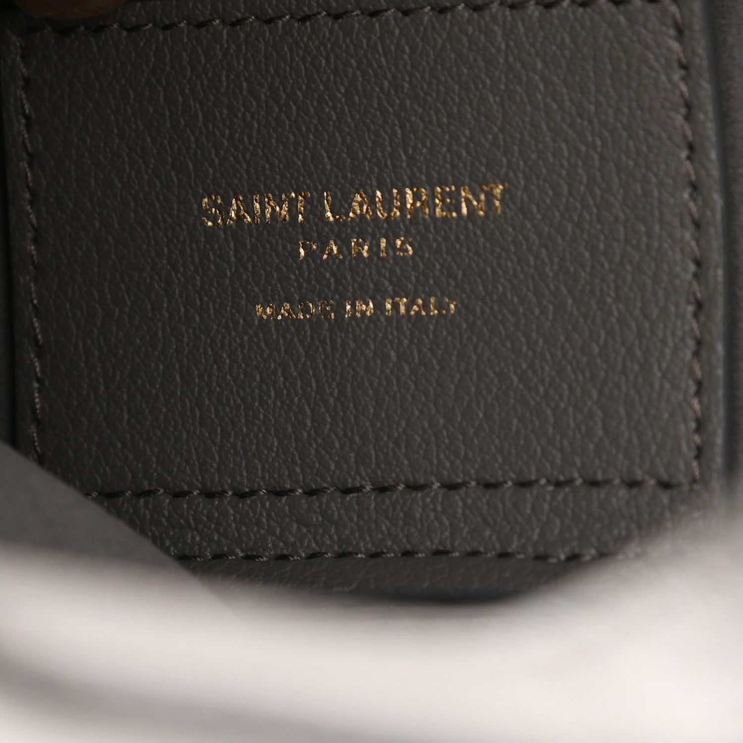 Saint Laurent Calfskin Toy Shopping Tote Earth Grey 7 of 12