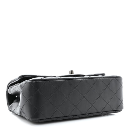 Chanel Lambskin Quilted Mini Rectangular Flap So Black 4 of 11