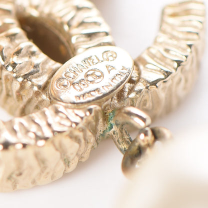 Chanel Pearl CC Drop Earrings Gold 4 of 4