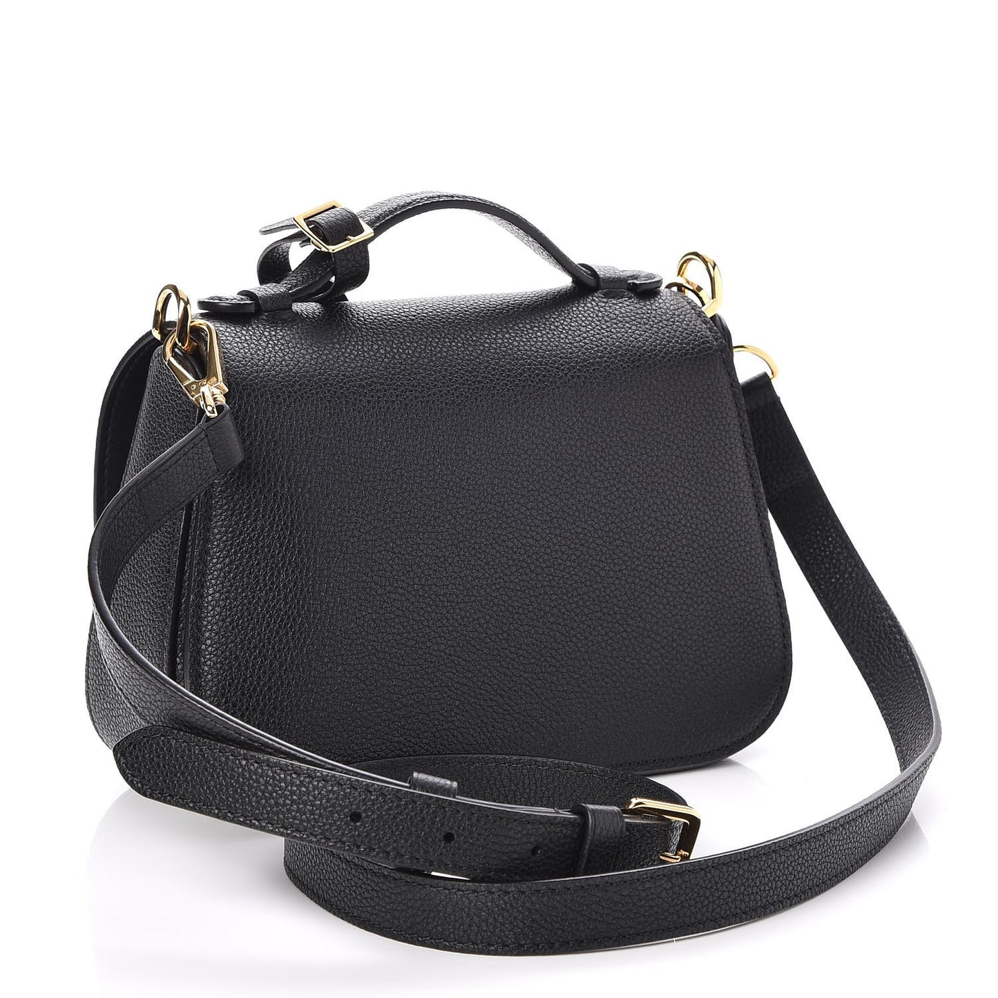 Grained Calfskin Vivienne NM Black