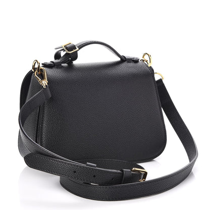 Louis Vuitton Grained Calfskin Vivienne NM Black 3 of 7
