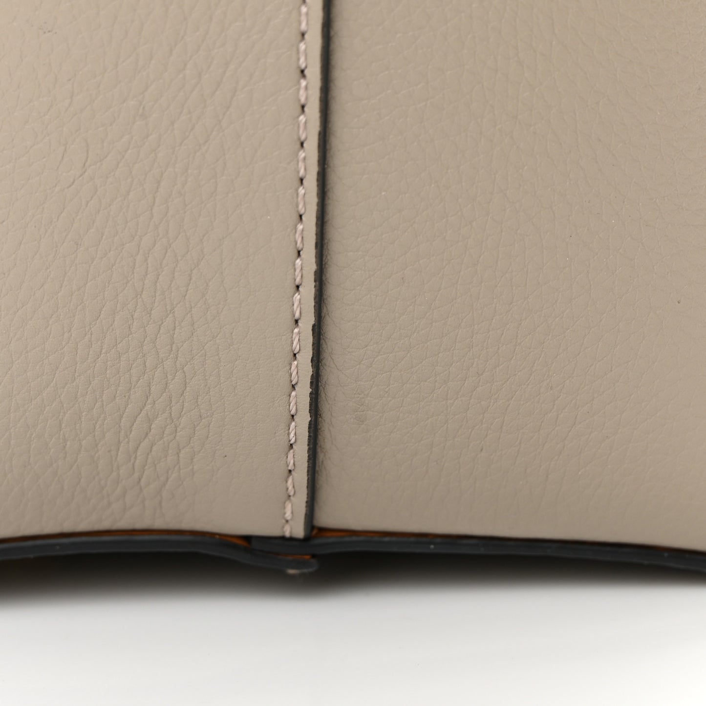 Soft Grain Calfskin Medium Belt Bag Mineral Grey