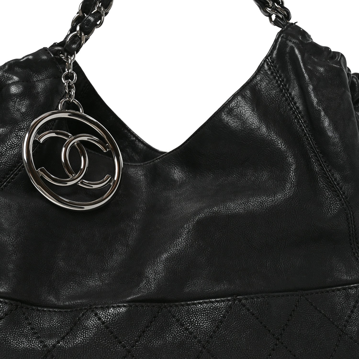 Chanel Calfskin Baby Coco Cabas Black 8 of 10