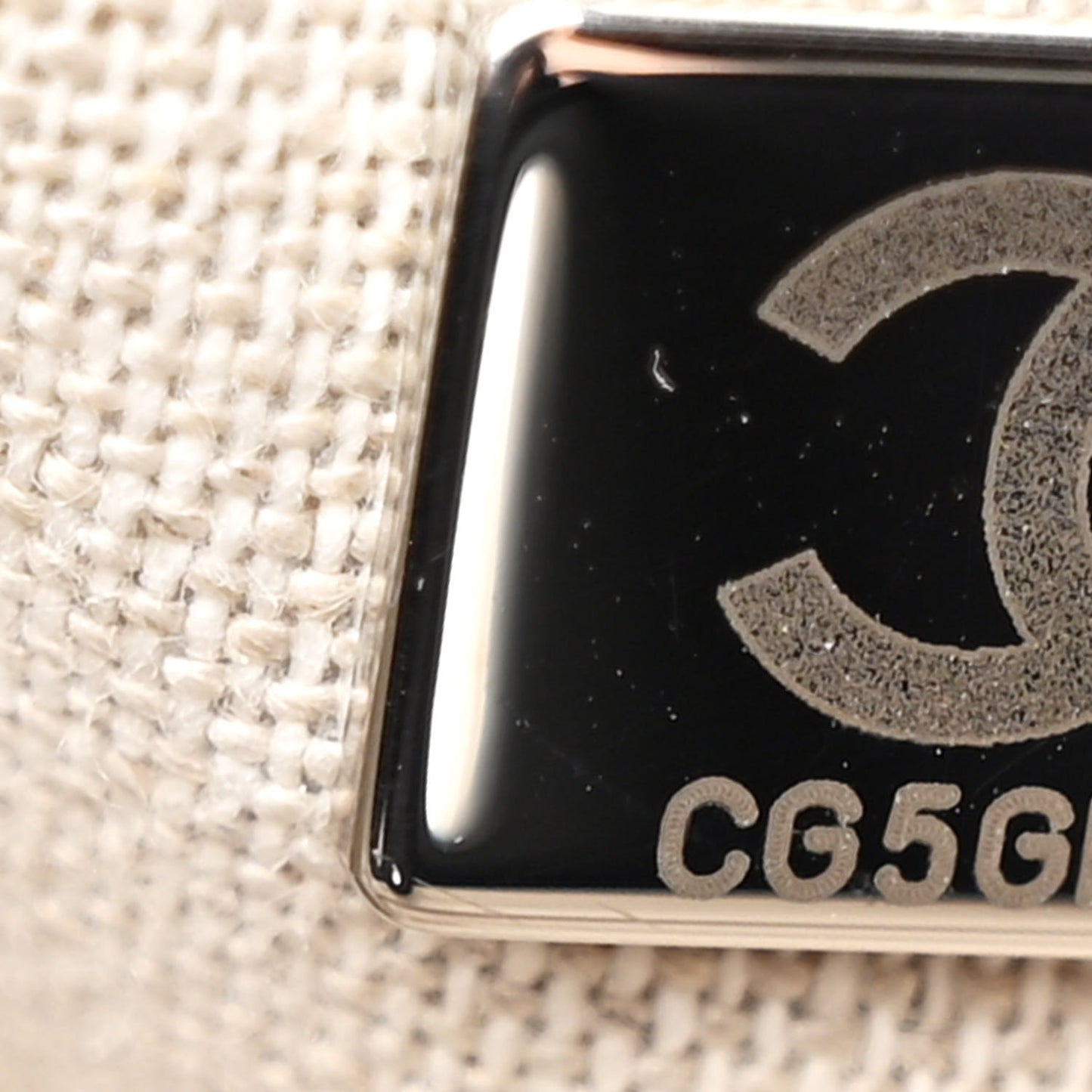 Mixed Fibers Calfskin Small Deauville Tote Black