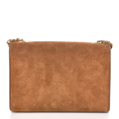 Saint Laurent Suede Small Classic Monogram Kate Tassel Satchel Light Ochre 9 of 9