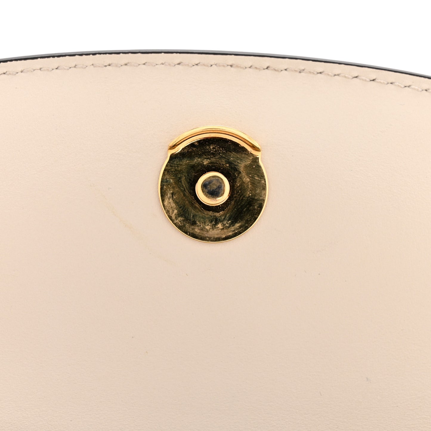 Smooth Calfskin Mini Zumi Shoulder Bag Mystic White
