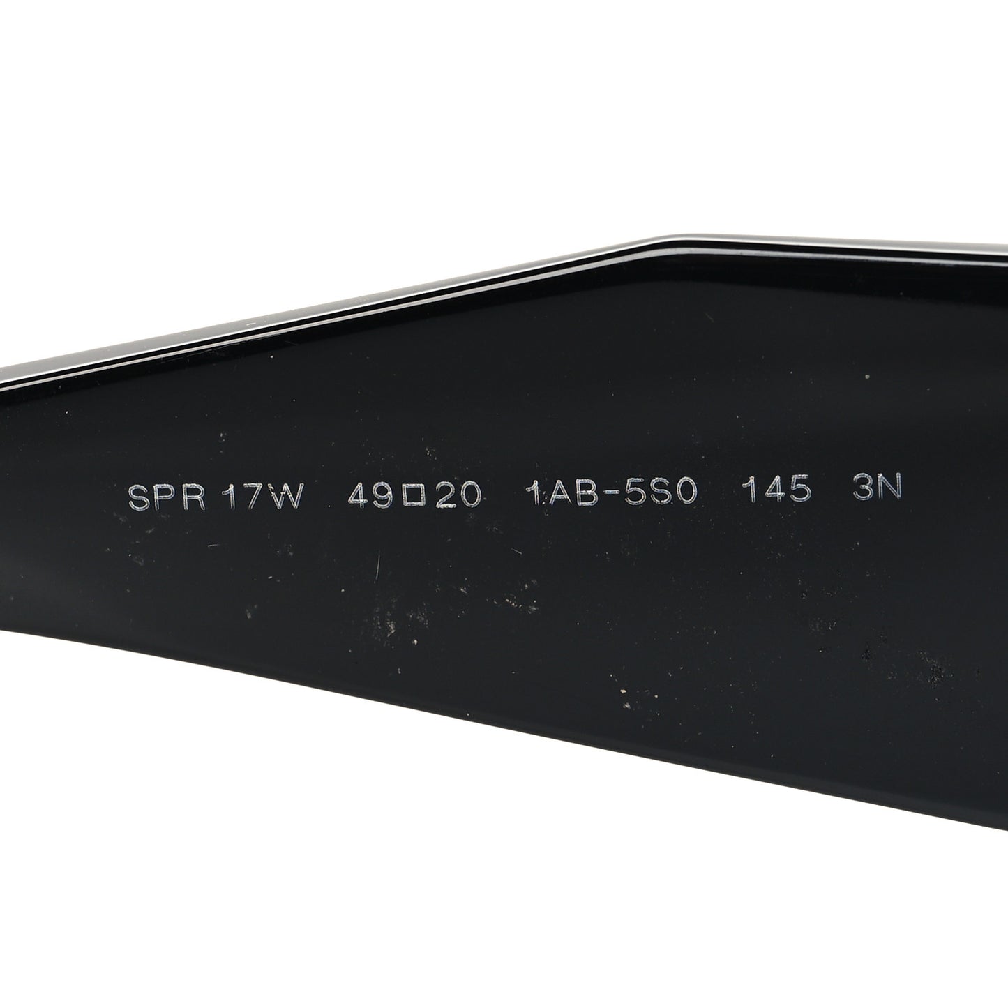 Acetate Symbole Sunglasses SPR 17W Black