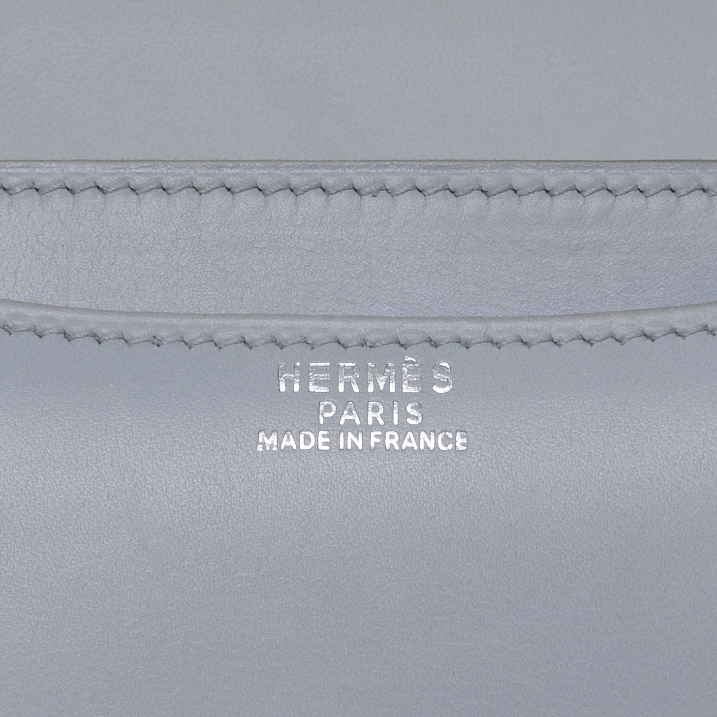 Hermes Box Leather Mini Constance Gris Pale 6 of 8