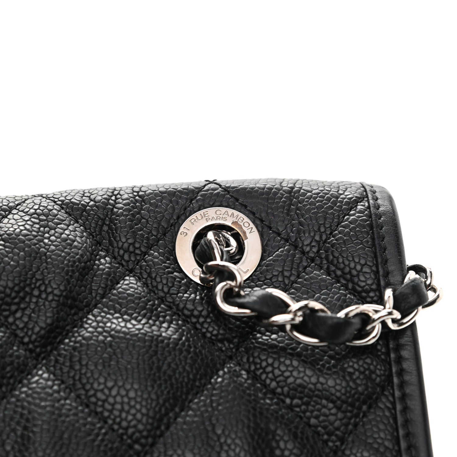 Chanel Caviar Quilted Large French Riviera Flap Black 12 of 12