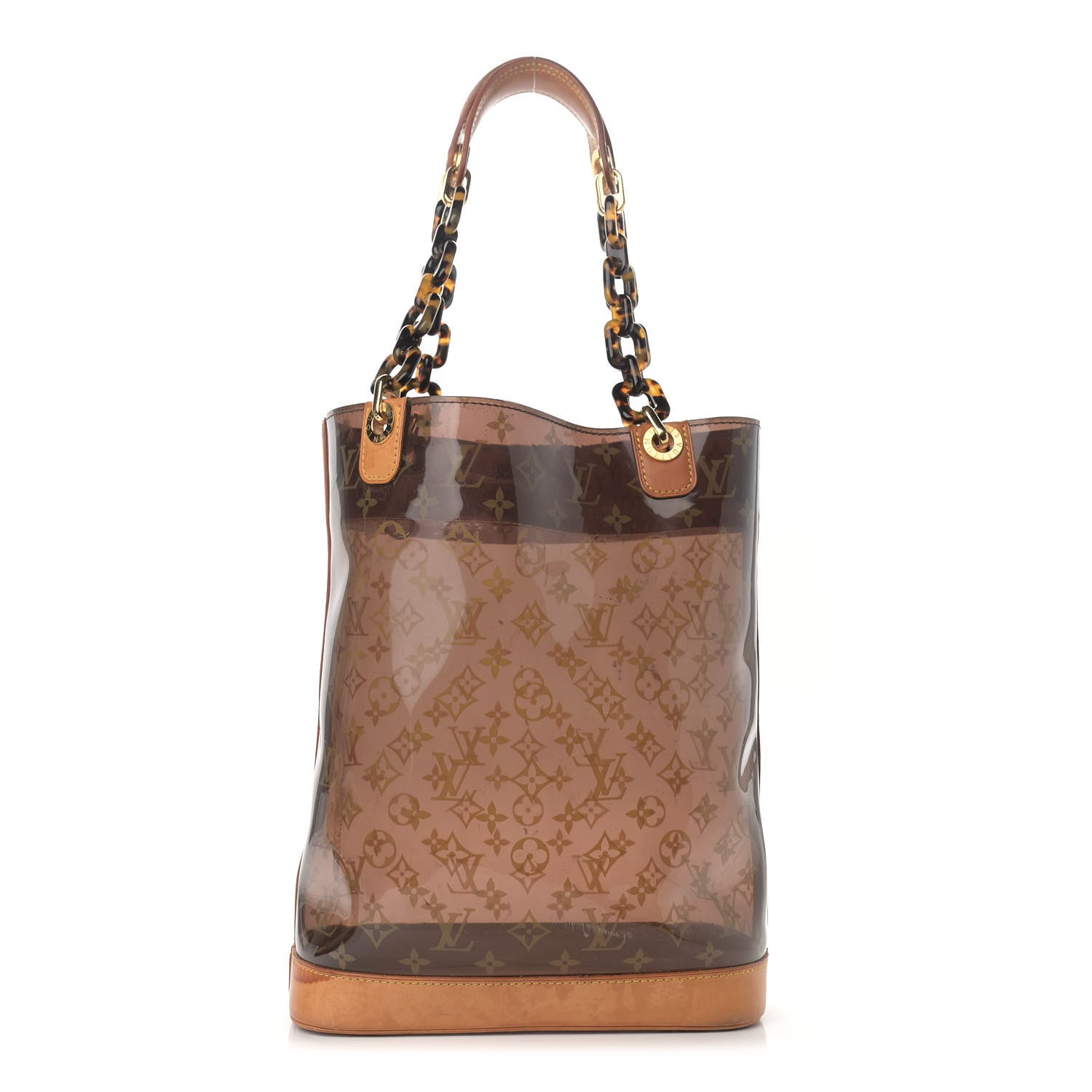 Louis Vuitton Vinyl Cabas Sac Ambre MM 3 of 22