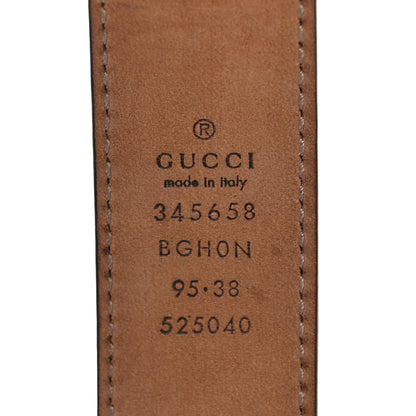 Gucci Selleria Calfskin Belt 95 38 Strong Red 5 of 9