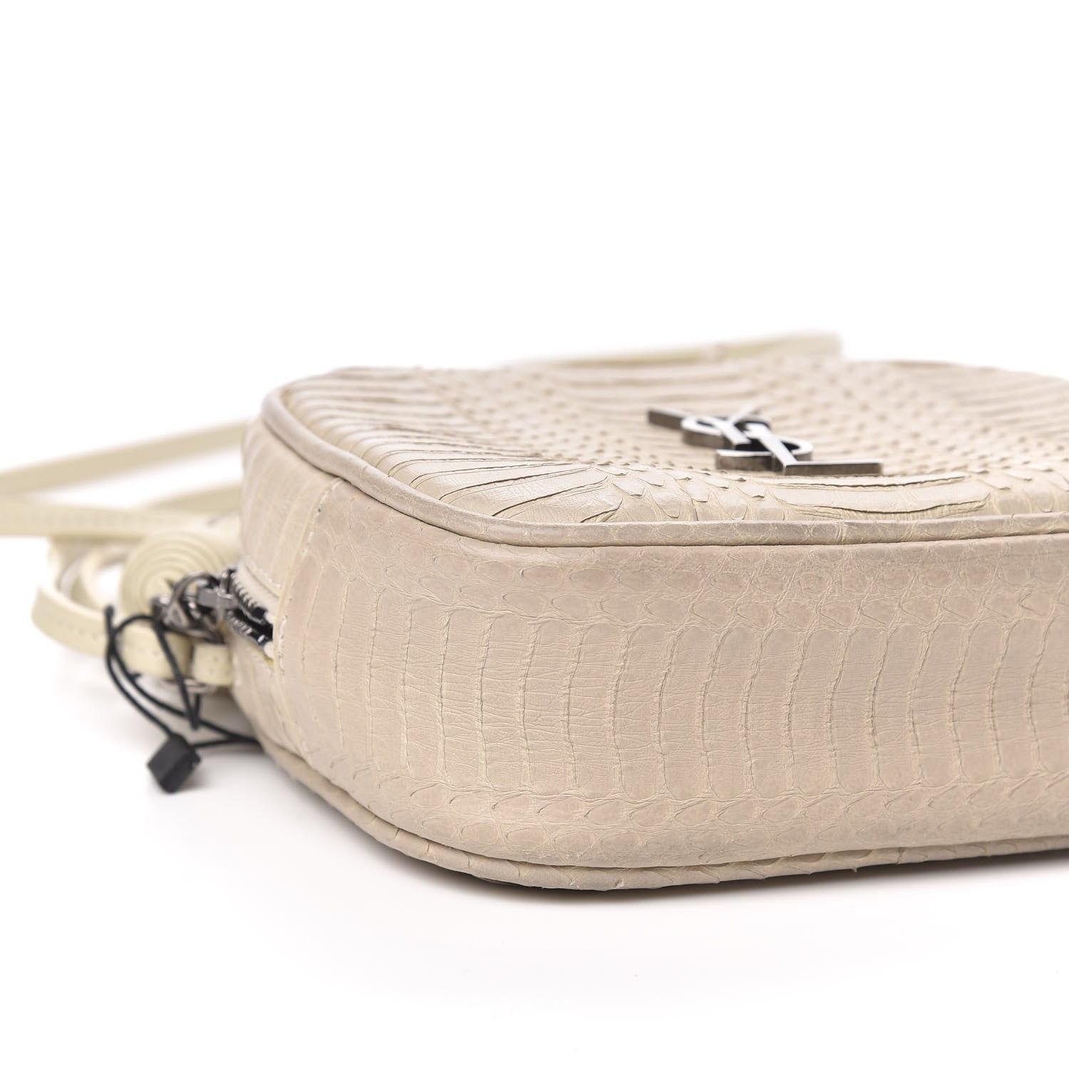 Saint Laurent Elaphe Monogram Blogger Bag Light Cream 8 of 10