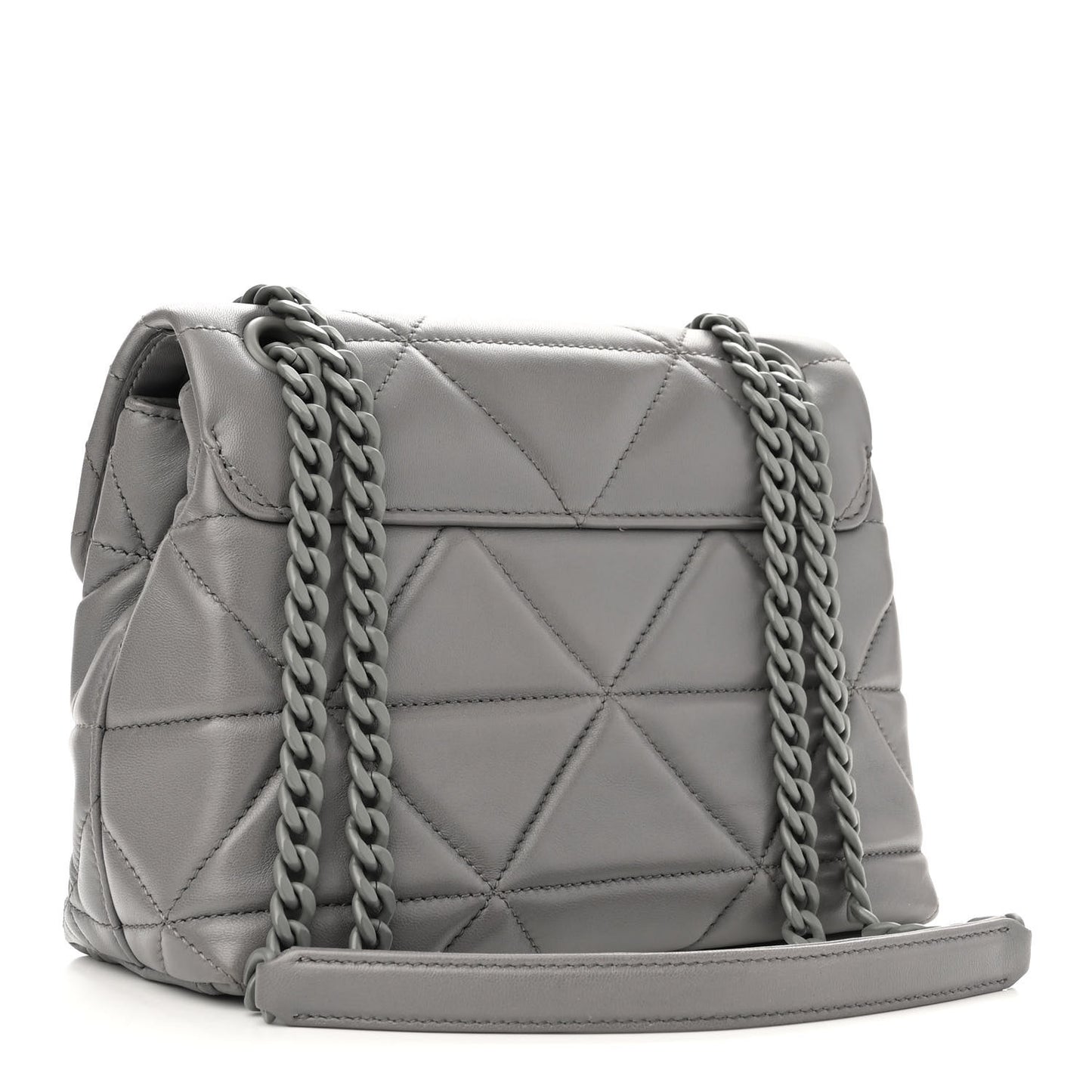 Nappa Triangle Stitched Small Spectrum Bag Marmo
