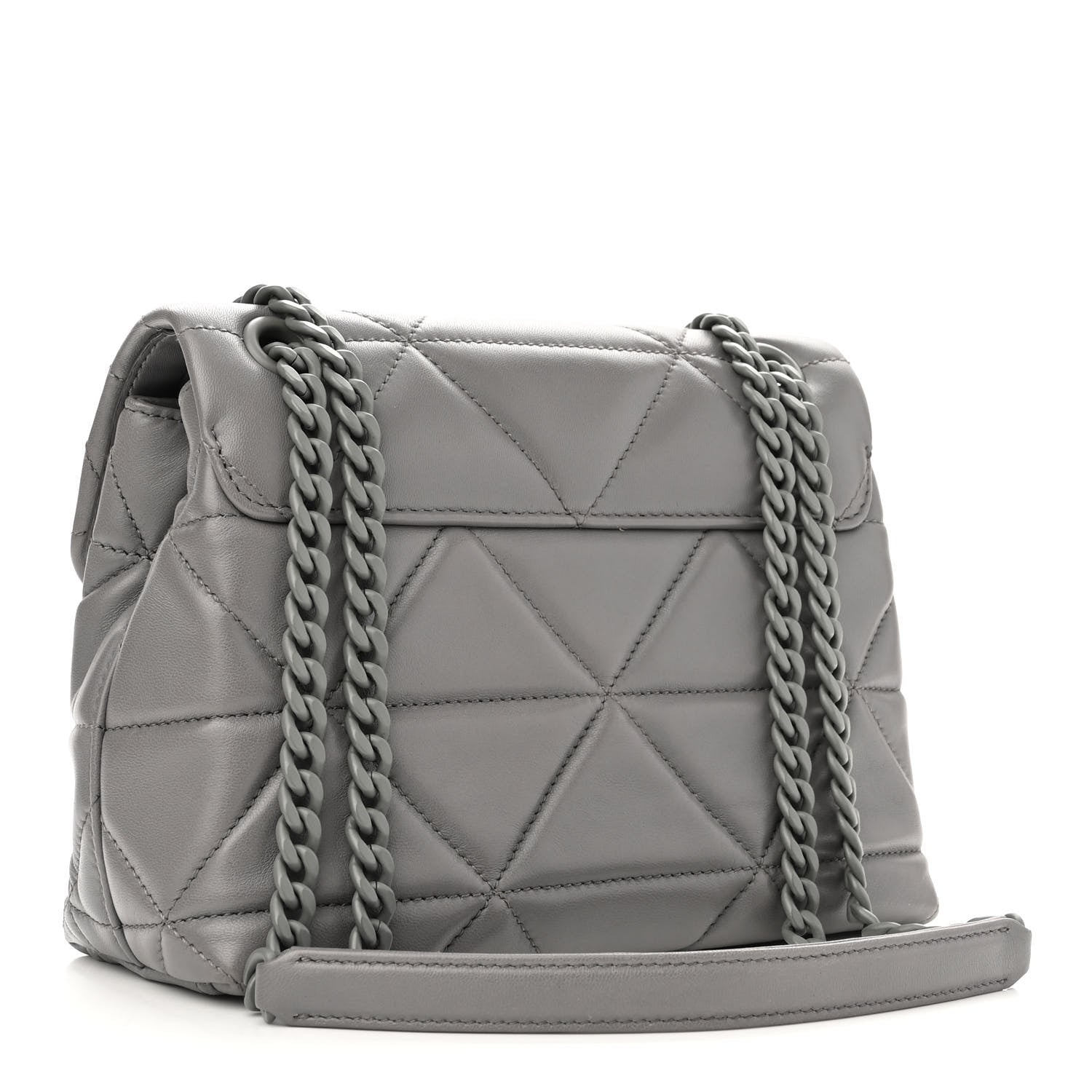 Prada Nappa Triangle Stitched Small Spectrum Bag Marmo 3 of 12