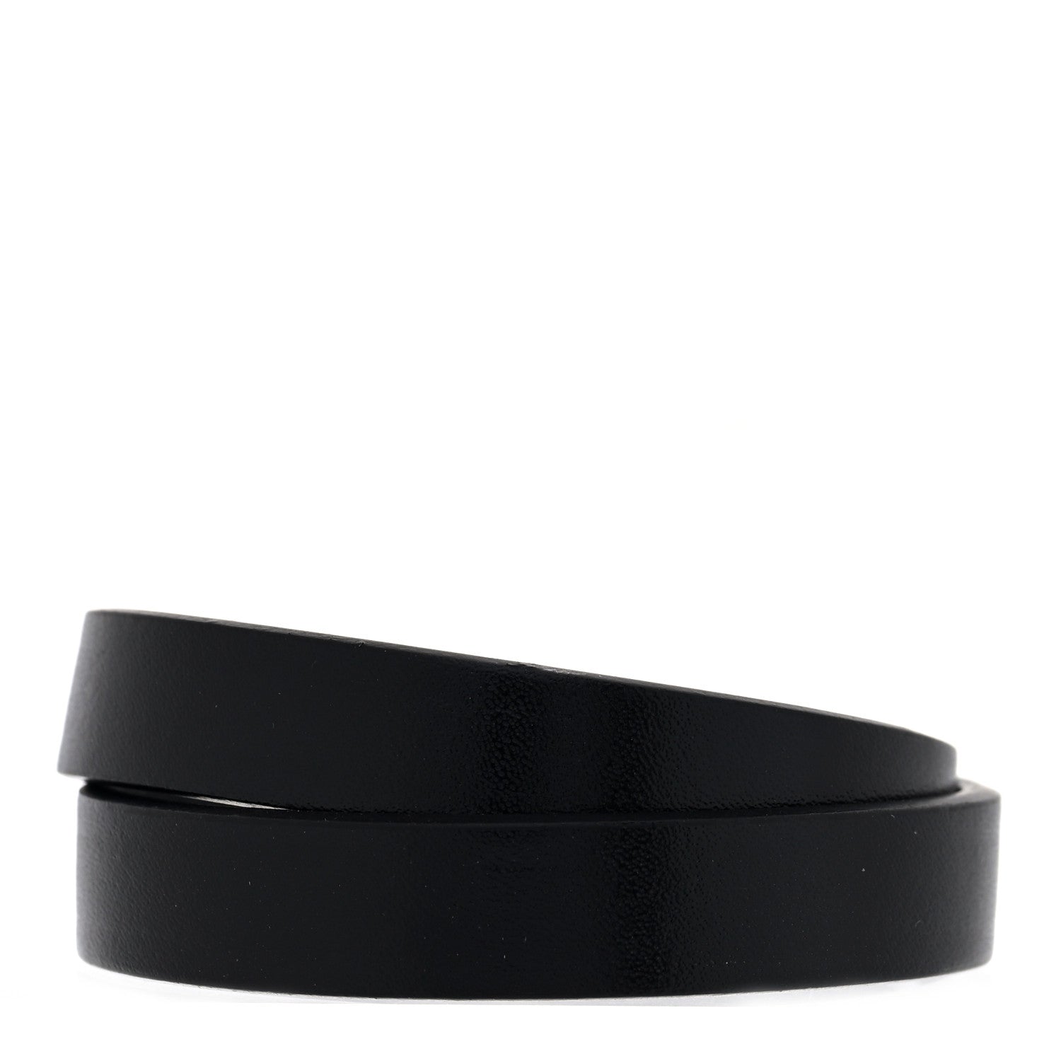 Balenciaga Calfskin BB Wrap Bracelet S Black 3 of 5
