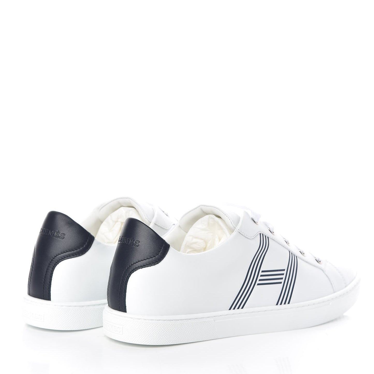 Calfskin Mens Avantage Sneakers 45 White Marine