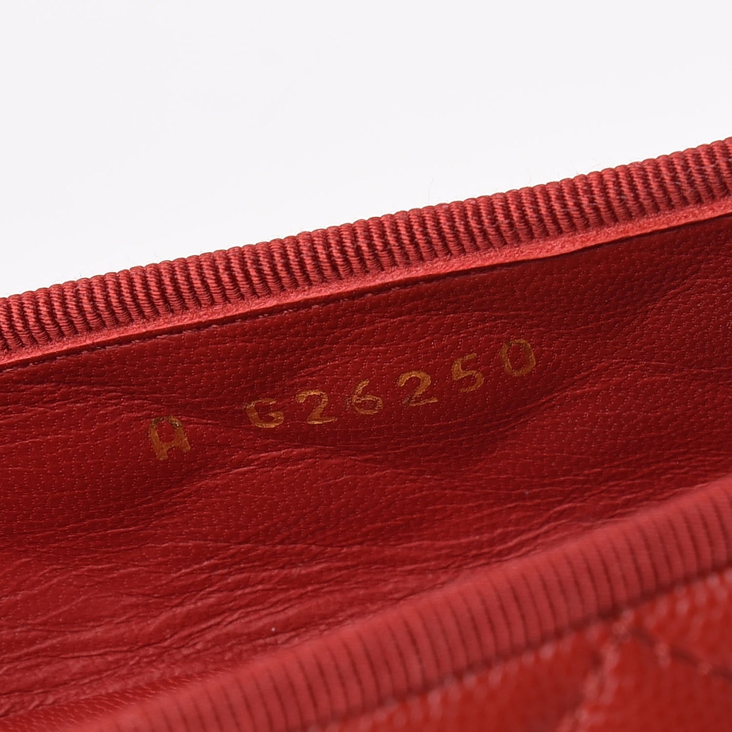 Caviar Quilted CC Cap Toe Ballerina Flats 40.5 Red