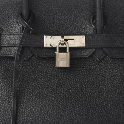 Hermes Taurillon Clemence Birkin 30 Black 10 of 10
