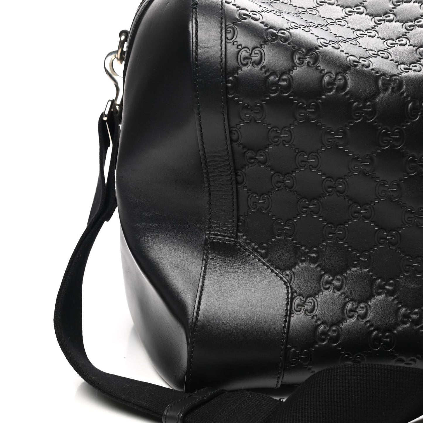 Guccissima Signature Large Duffle Black