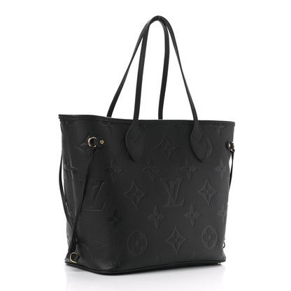 Louis Vuitton Empreinte Monogram Giant Neverfull MM Black 3 of 9