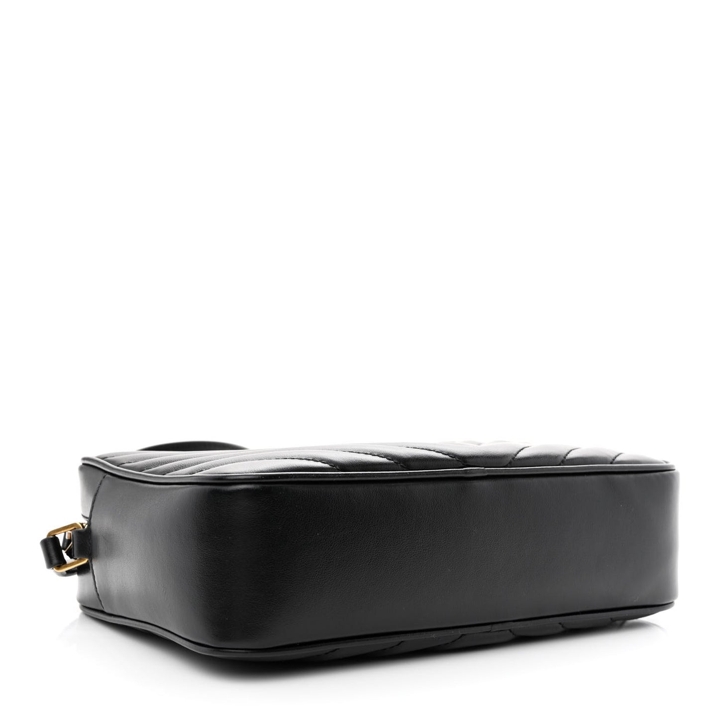 Calfskin Matelasse Monogram Lou Camera Bag Black