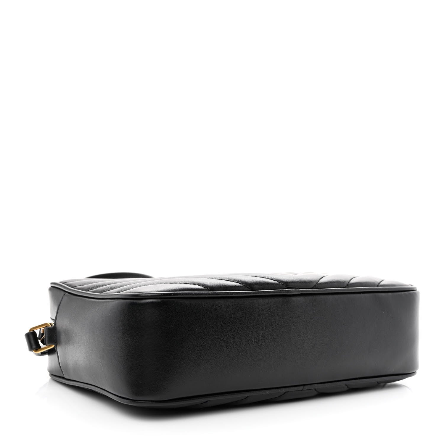 Saint Laurent Calfskin Matelasse Monogram Lou Camera Bag Black 4 of 11