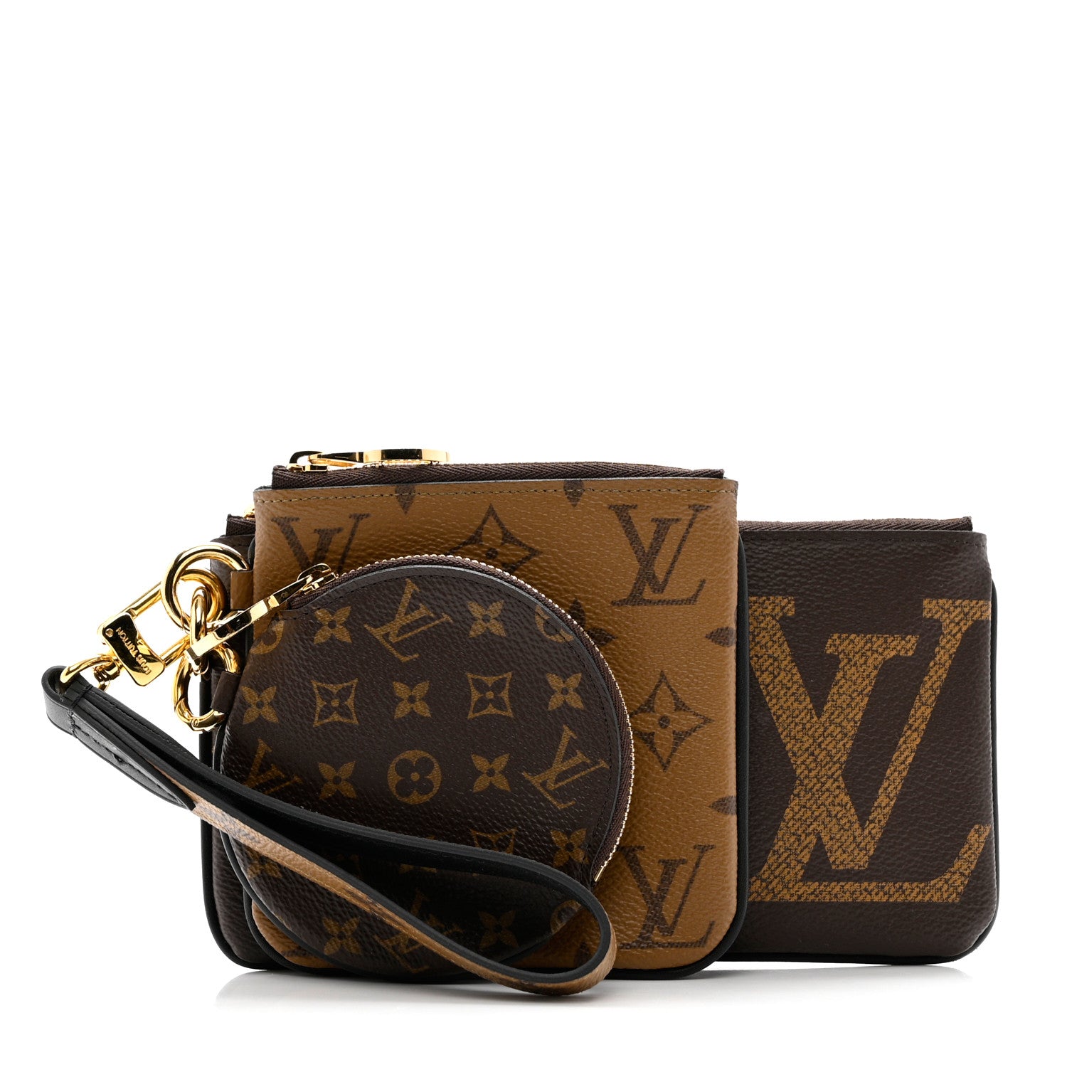 Louis Vuitton Reverse Monogram Giant Trio Pouch 1 of 9