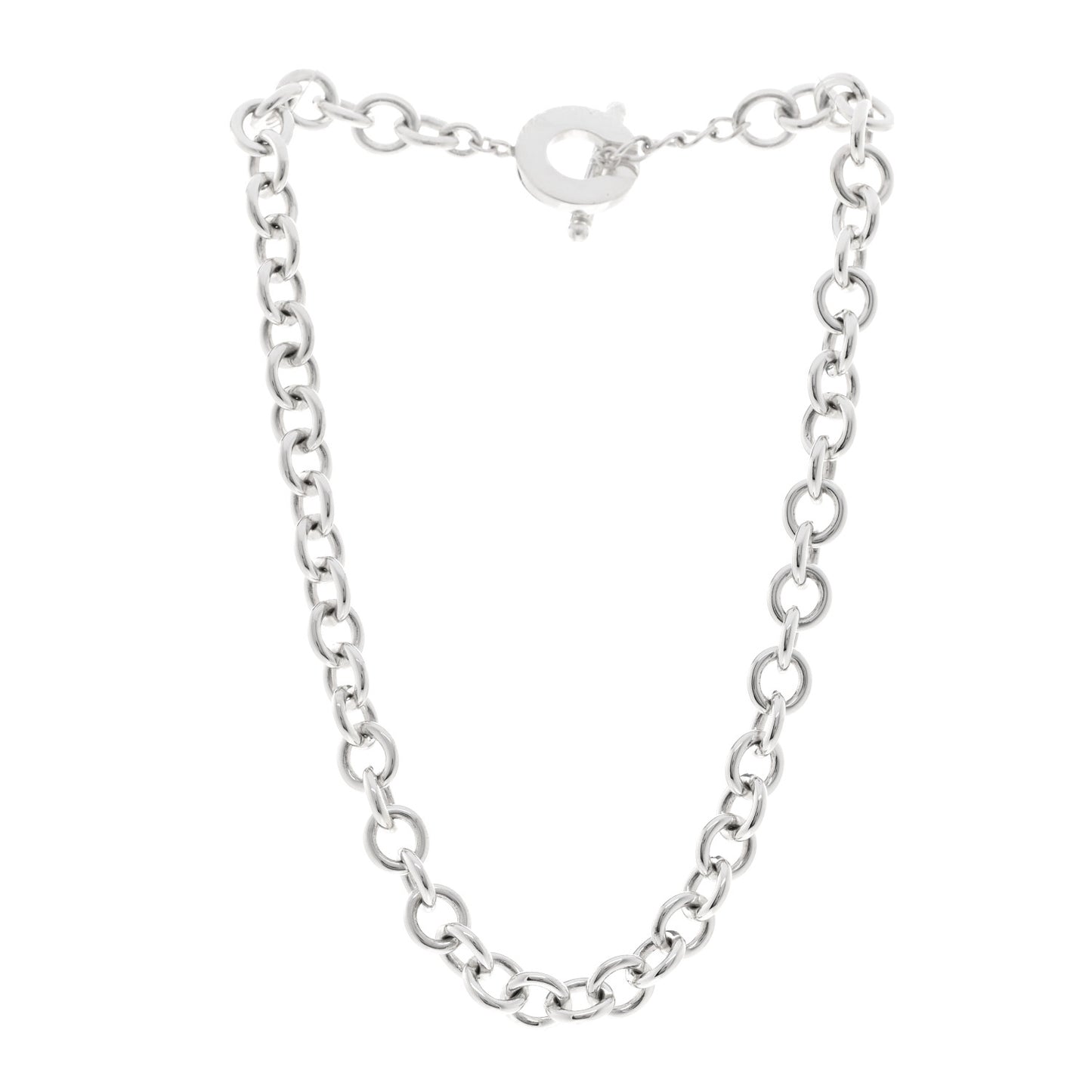 Sterling Silver Toggle Necklace
