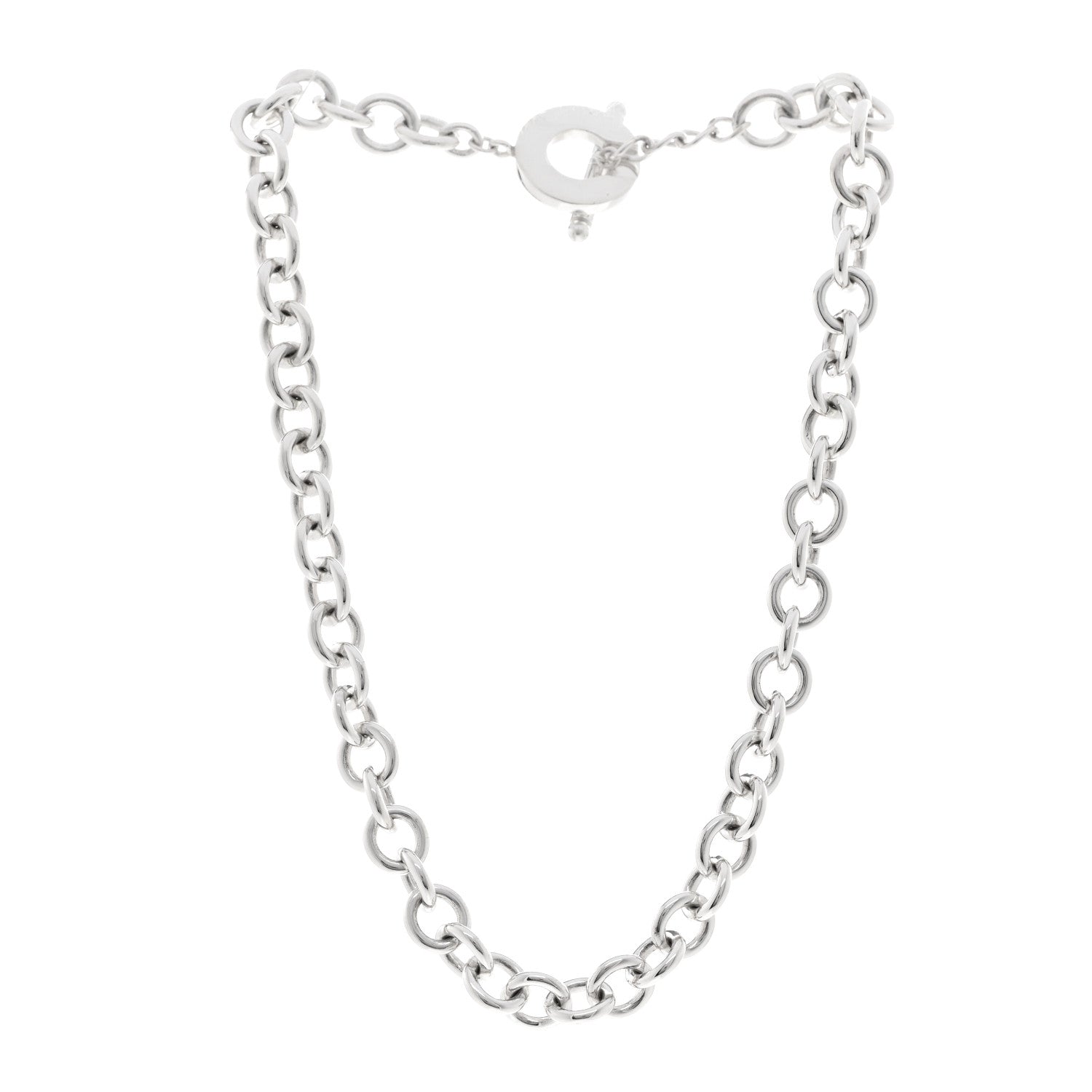 Tiffany Sterling Silver Toggle Necklace 3 of 4