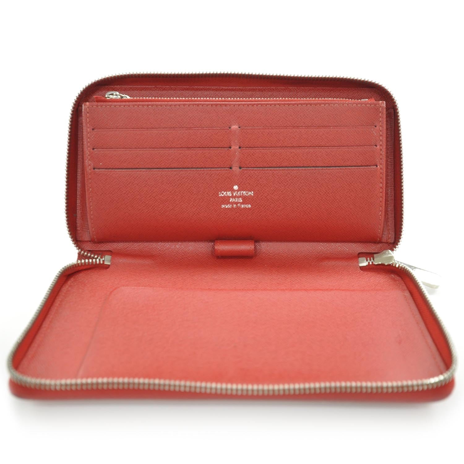 Louis Vuitton Epi Zippy Organizer Wallet Red 6 of 8