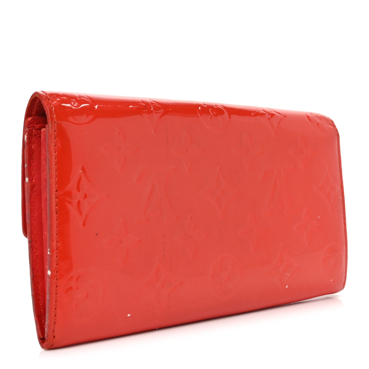 Louis Vuitton Vernis Sarah Wallet Rouge Grenadine 3 of 9