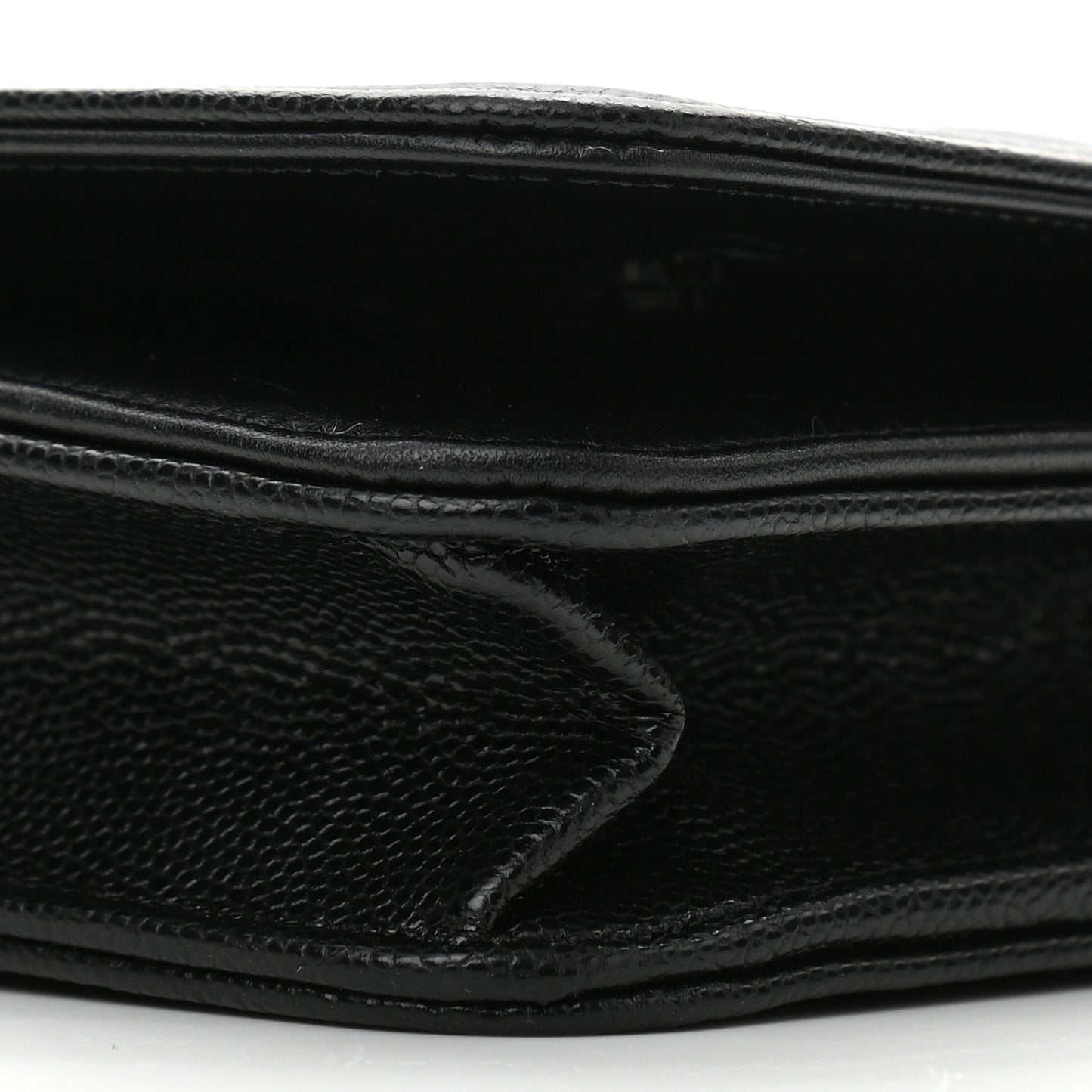 Caviar Quilted Boy Wallet On Chain WOC Black