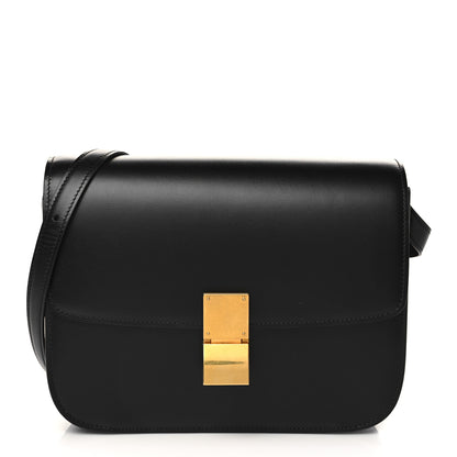 Celine Box Calfskin Medium Classic Box Flap Bag Black 1 of 7