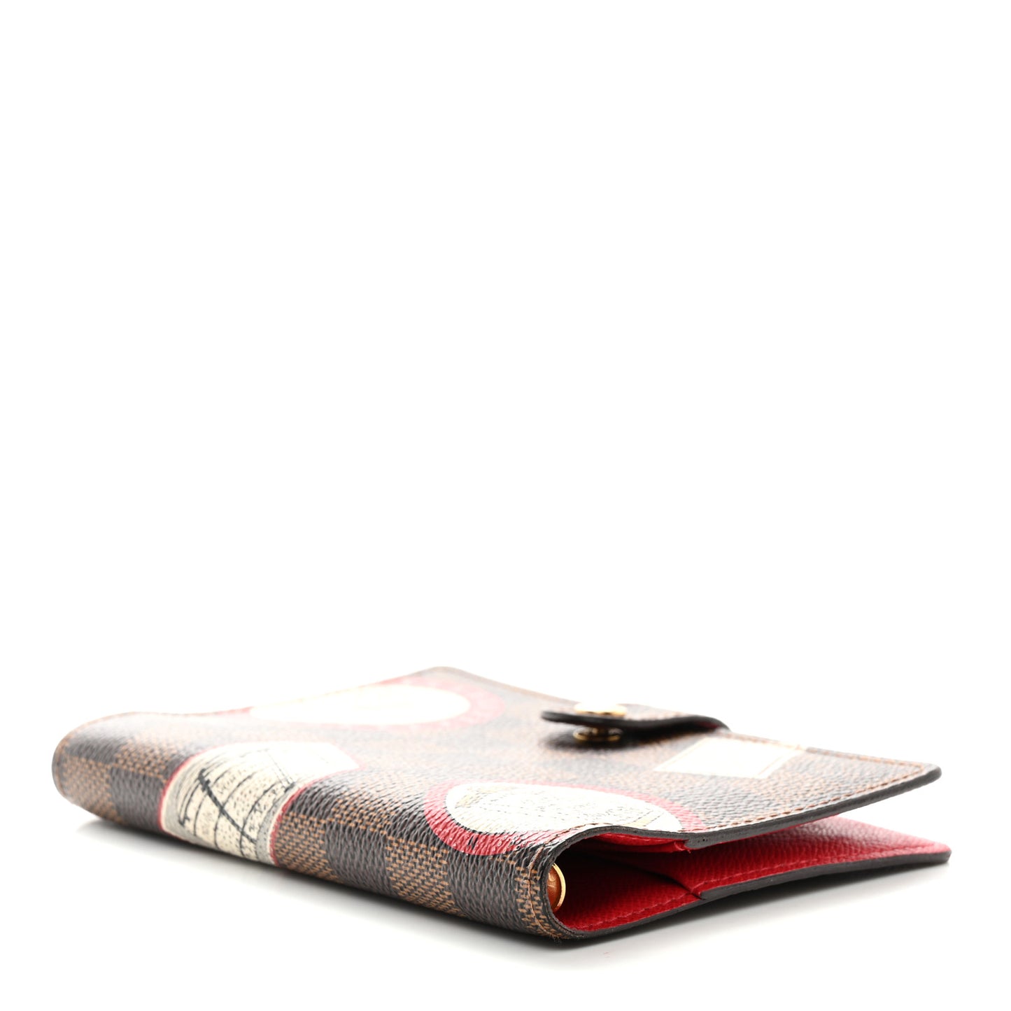 Damier Ebene Patch Small Ring Agenda Cover