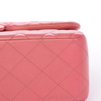 Chanel Lambskin Quilted Jumbo Double Flap Pink 10 of 10