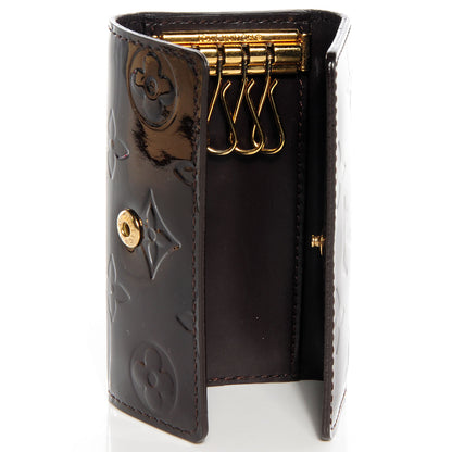 Louis Vuitton Vernis Multicles 4 Key Holder Amarante 7 of 9