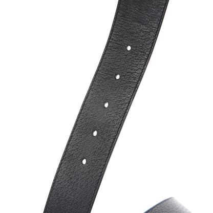 Gucci Textured Calfskin Double G 40mm Belt 100 40 Black 4 of 5