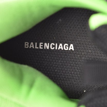 Balenciaga Fabric Mesh Nappa Mens Triple S Sneakers 46 Vert Fluo Black 7 of 8