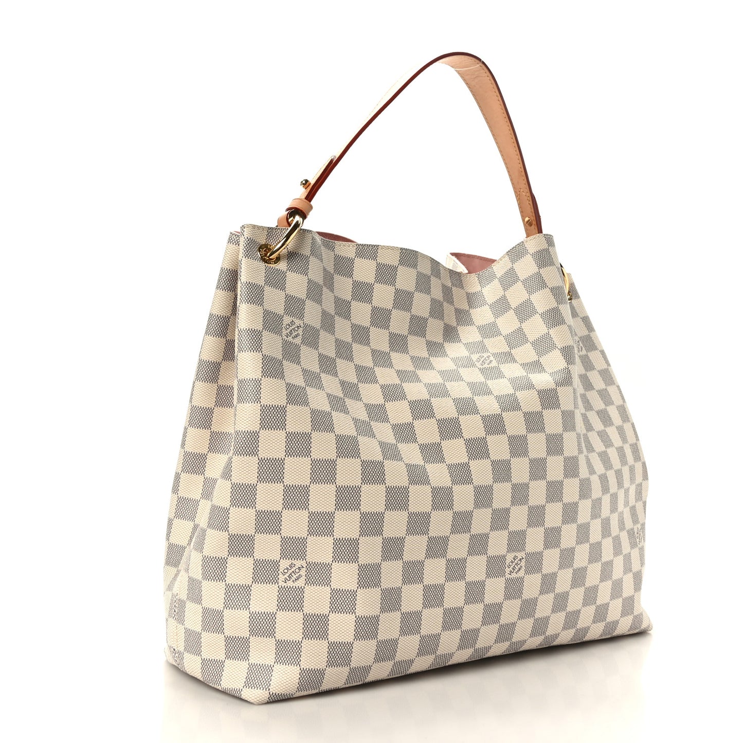 Damier Azur Graceful MM Rose Ballerine
