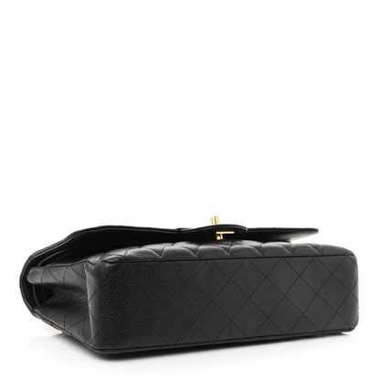 Chanel Caviar Quilted Medium Double Flap Black 4 of 12