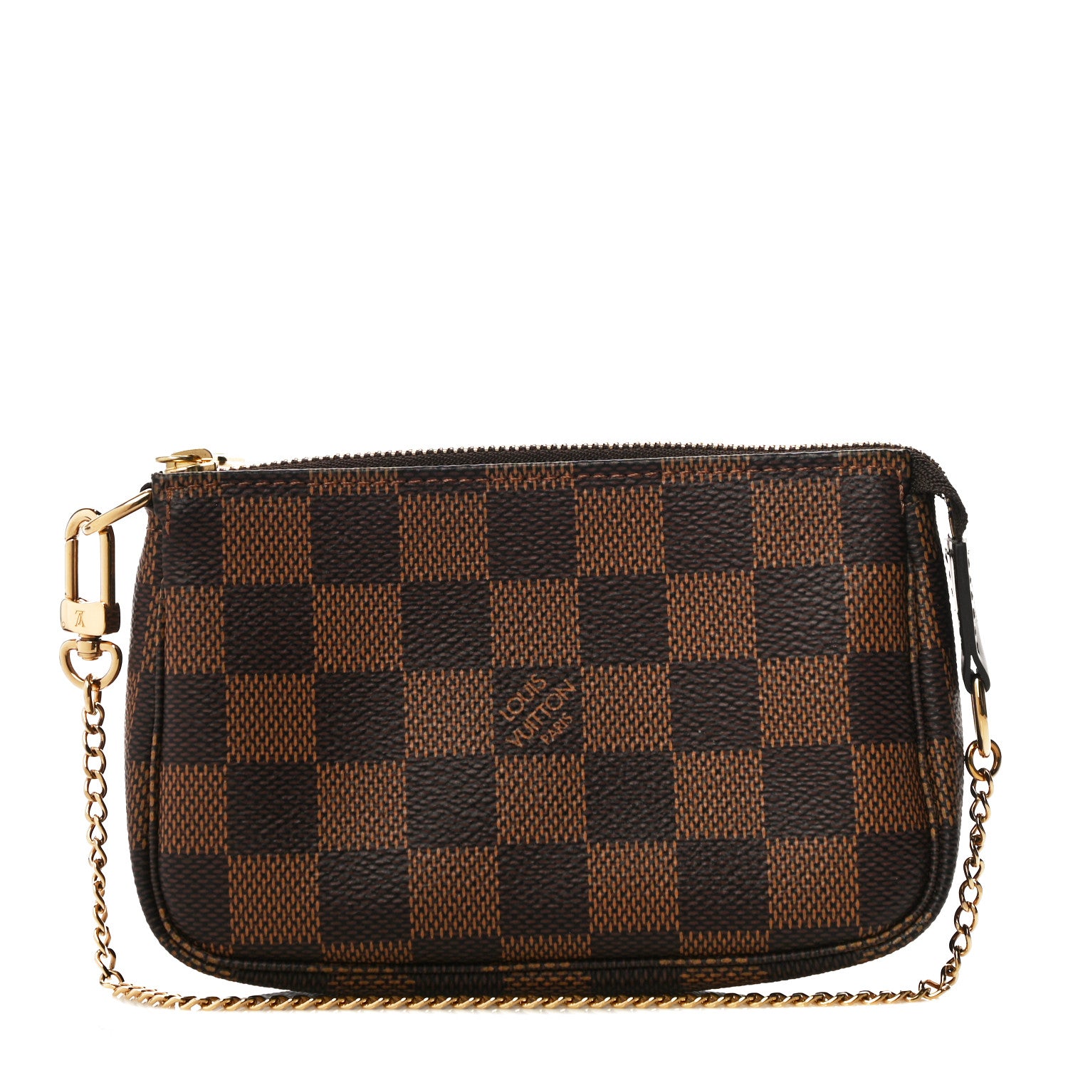 Louis Vuitton Damier Ebene Mini Pochette Accessories 1 of 11