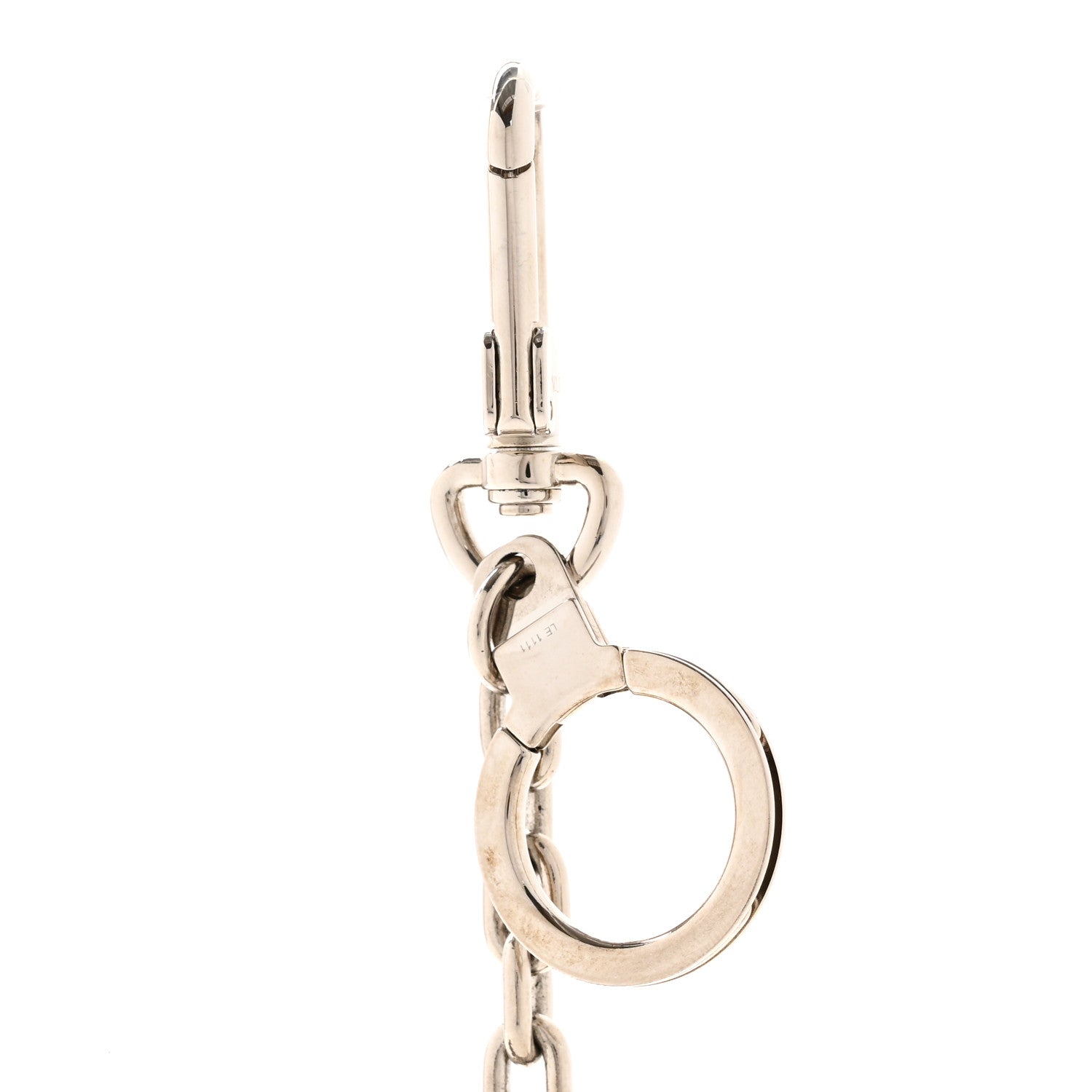 Louis Vuitton LV Initials Key Chain Holder Silver 4 of 4